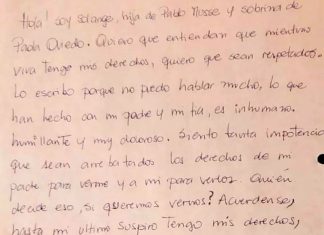 La última carta de Solange.