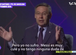 El video de Bartomeu reconociendo que Messi se puede ir.