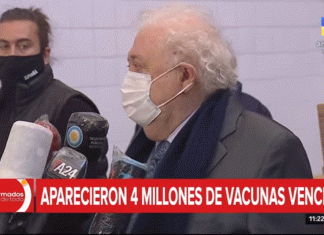 ESCÁNDALO: El Gobierno denuncia 12 millones de vacunas vencidas de la gestión anterior por $1.400 millones.