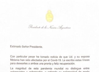 Carta de AF a Trump.