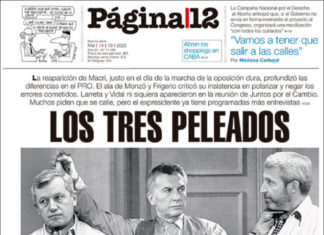 Tapas de los diarios del 14 de octubre de 2020.