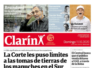 Tapas de hoy: 11 de octubre de 2020.