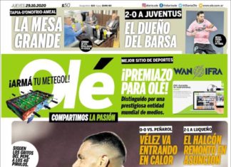 DIARIOS DE HOY: 29/10/2020.