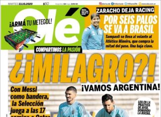 Las tapas del 13 de octubre de 2020.