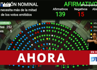 Media sanción al presupuesto.