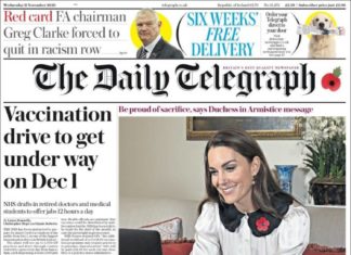 El mundo en papel: 11/11/2020.