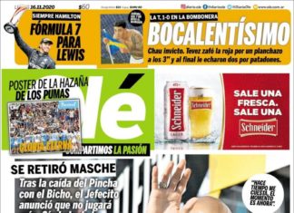 En papel: 16/11/2020.