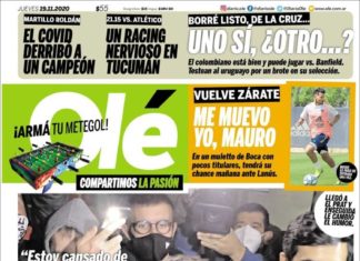 En papel: 19/11/2020