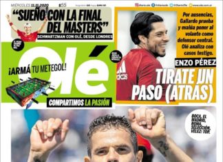 En papel. 11/11/2020.