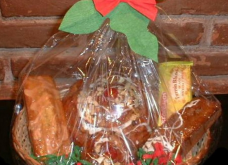 Canasta navideña OFF: $250.