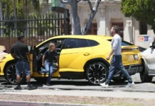 El nene de Ben Affleck le chocó un Lamborghini de U$S 200 mil.