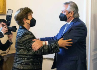 El FMI negó que Alberto Fernández haya dialogado con Georgieva.